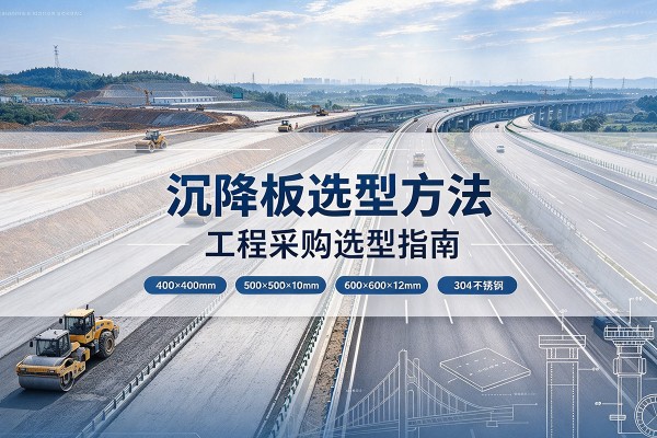 玉泉沉降板选择方法