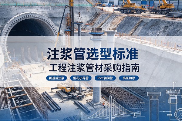 玉泉注浆管选型标准