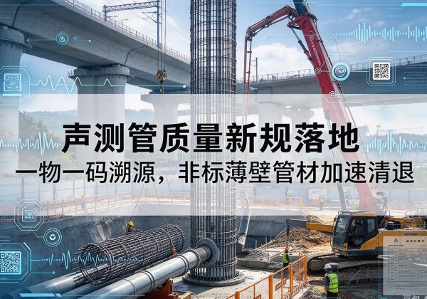 玉泉声测管质量新规落地，一物一码溯源，非标薄壁管材加速清退